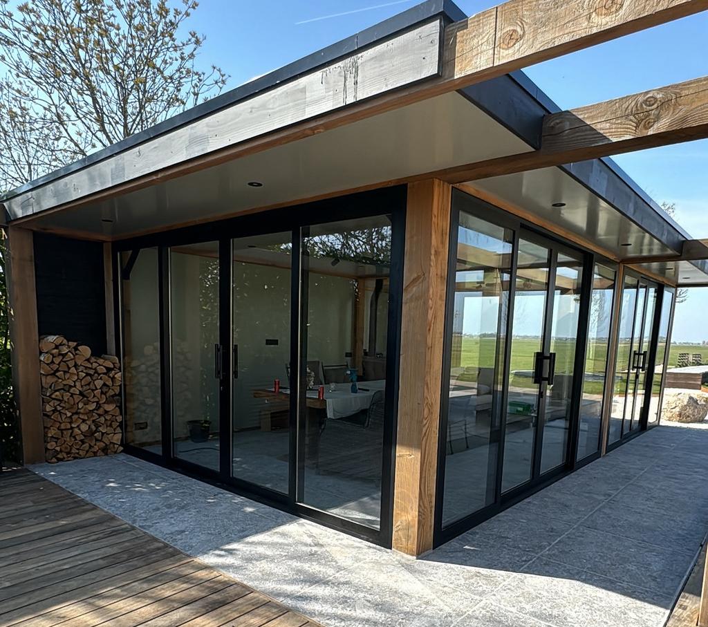 Kozijnen & Glazen Schuifwanden tegen scherpe PRIJZEN!!, Tuin en Terras, Overkappingen, Ophalen of Verzenden, Nieuw, Veranda