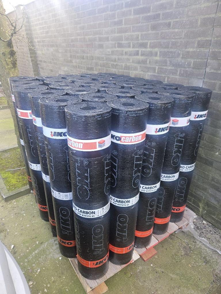 Iko Carbon toplaag mineraal dakbedekking, Doe-het-zelf en Verbouw, Dakpannen en Dakbedekking, Ophalen, Overige materialen, Iko