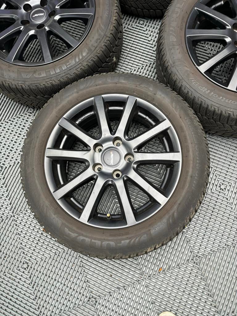 Winterset VW Golf 5x112 - 205/55/16 - Goed Profiel!, Gebruikt, 16 inch, Banden en Velgen, Personenwagen