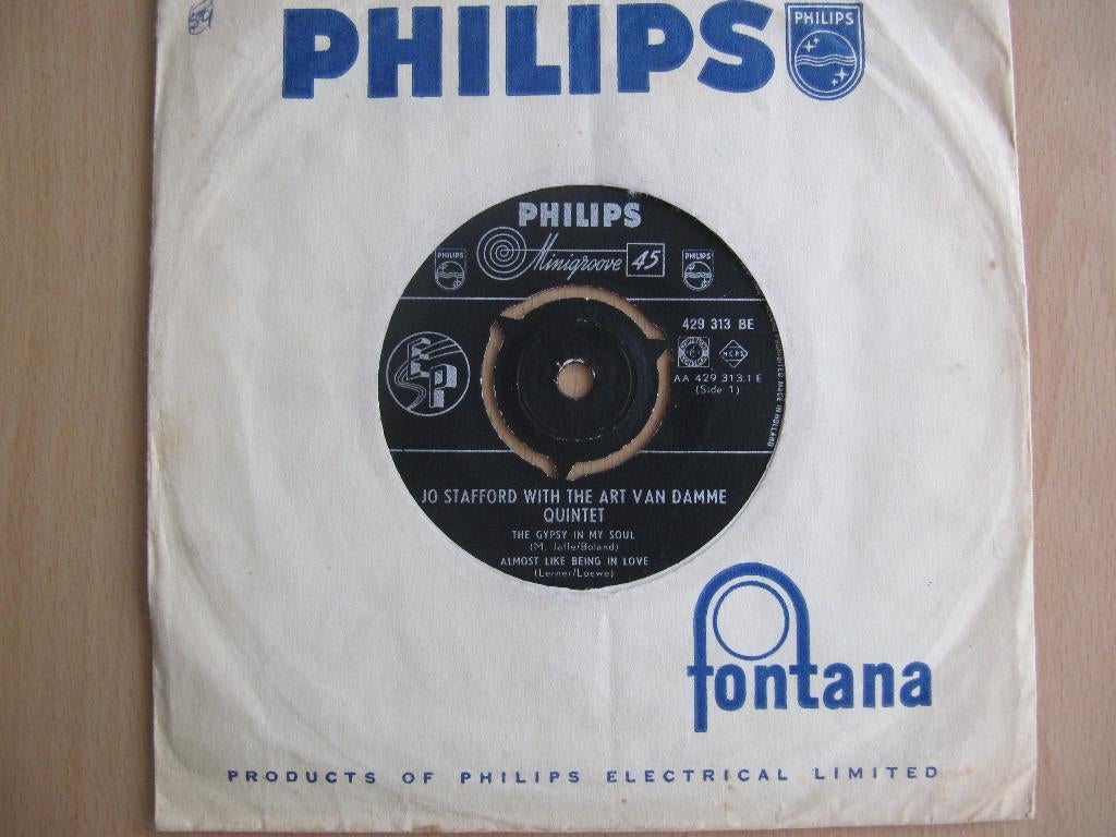 Extended Play = Jo Stafford with Art van Damme, Gebruikt, 7 inch, Ophalen of Verzenden, Pop