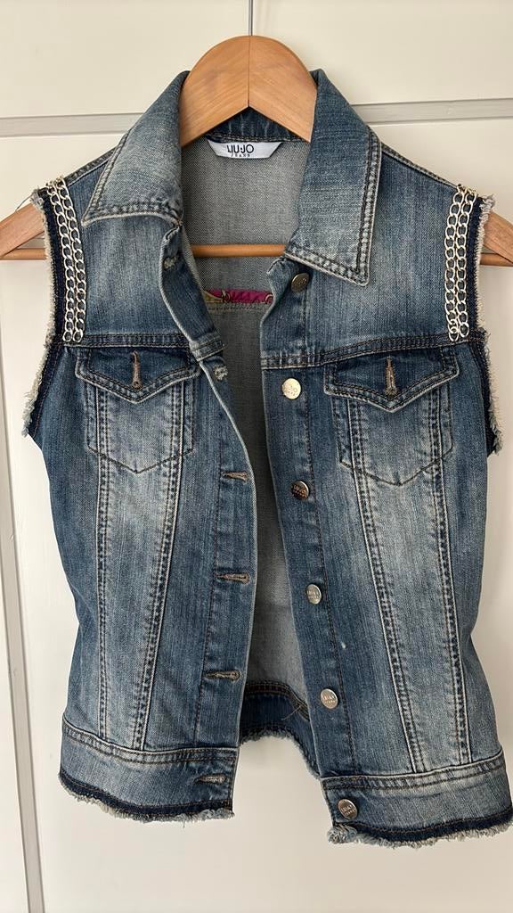 Spijker gilet van LiuJo, Ophalen of Verzenden, Zo goed als nieuw, Maat 34 (XS) of kleiner, Blauw