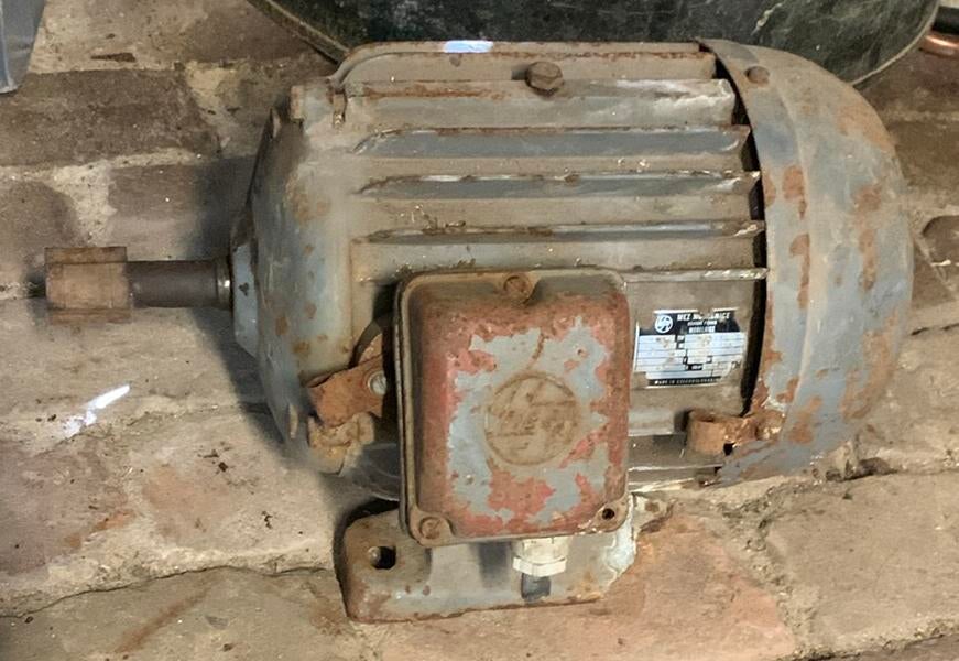 Elektromotor, Doe-het-zelf en Verbouw, Motoren, Ophalen of Verzenden, Zo goed als nieuw, Elektromotor