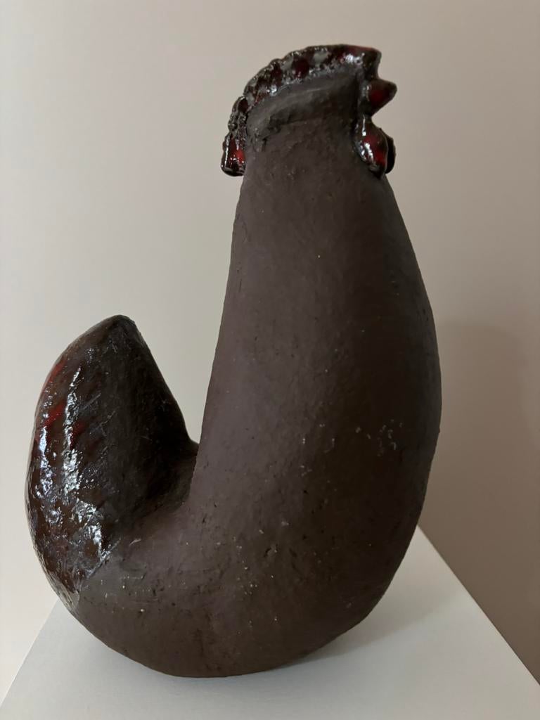 Keramiek kunstobject  kip, Antiek en Kunst, Ophalen of Verzenden