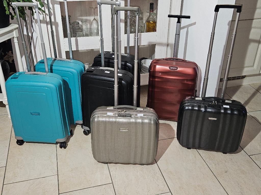 Div Handbagage koffer 2/4 wielen hard/zacht prijs is vanaf, Sieraden, Tassen en Uiterlijk, Koffers, Wieltjes, 50 tot 60 cm, Hard kunststof