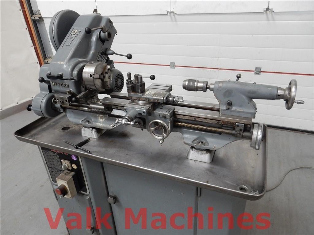 Draaibank Myford Super7, Ophalen of Verzenden, Gebruikt, Metaaldraaibank, Minder dan 500 mm