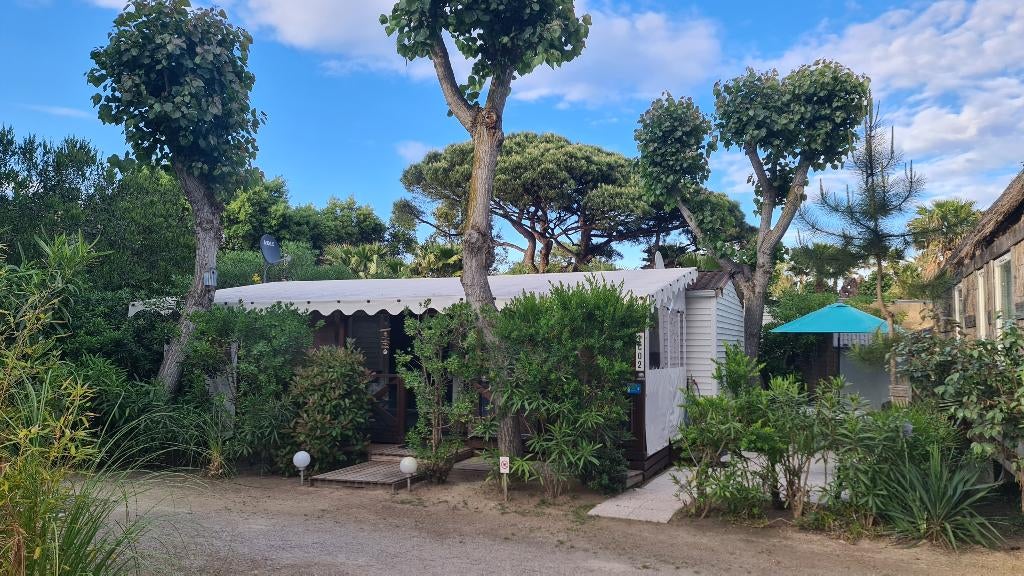 Te huur Chalet aan zee op camping in Ramatuelle, 5 personen, Airconditioning, Provence en Côte d'Azur, Eigenaar