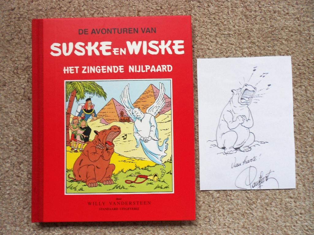 Suske en Wiske 16 -Het Zingende Nijlpaard -hardc +tek Geerts