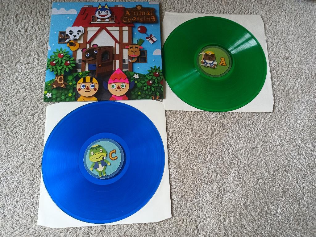 Animal crossing gamecube vinyl lp soundtrack, Spelcomputers en Games, Games | Nintendo GameCube, 1 speler, Ophalen, Zo goed als nieuw