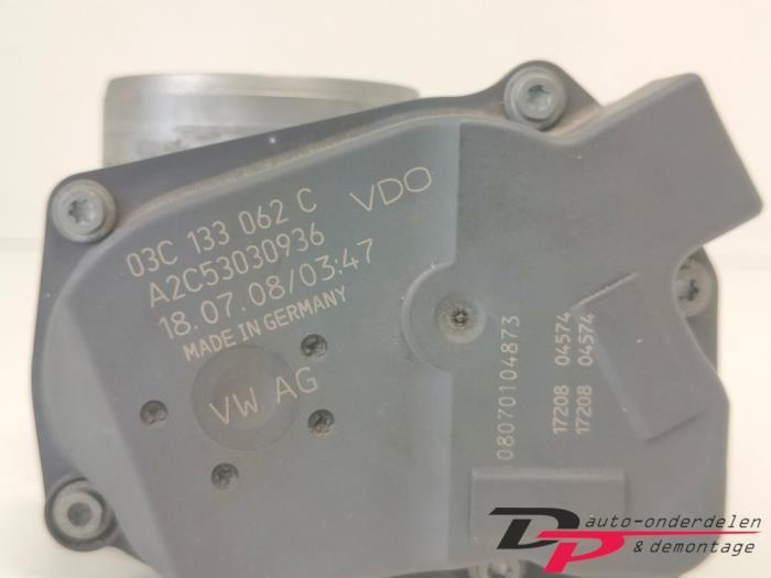 Gasklephuis van een Volkswagen Golf, Auto-onderdelen, Gebruikt, -, Volkswagen, -