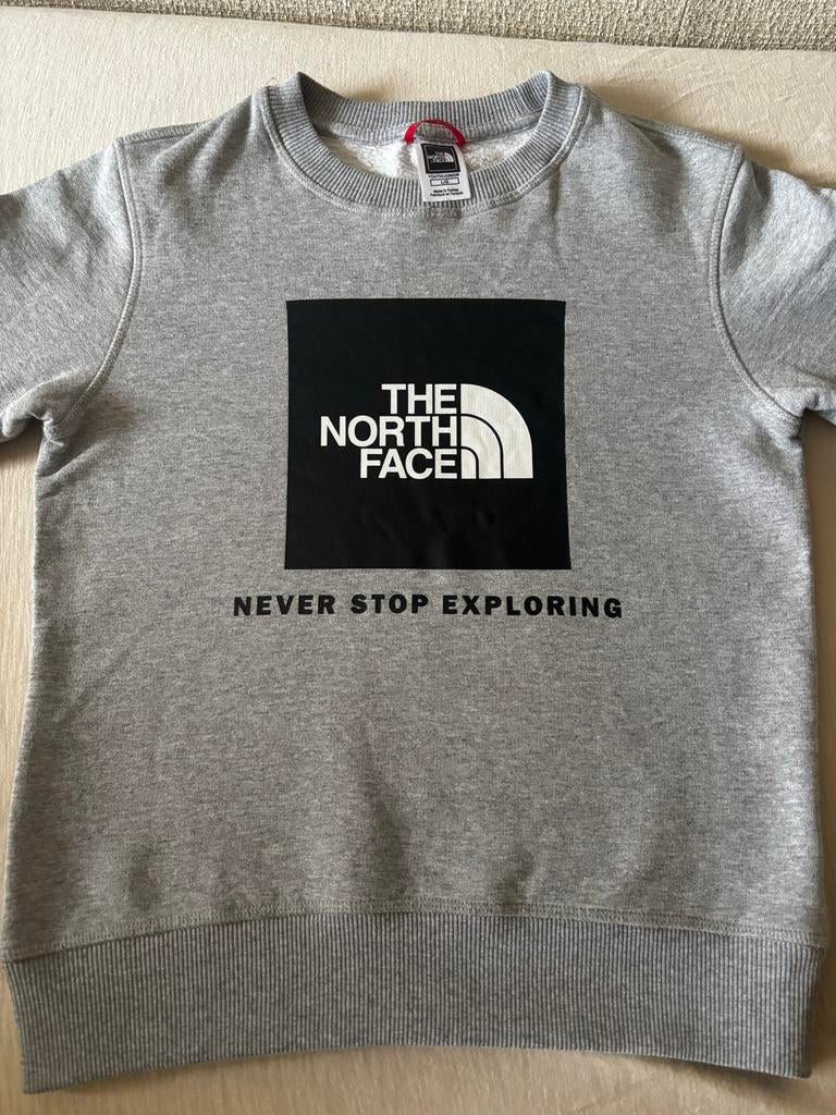 The North Face sweater grijs maat L bijna nooit gedragen, Ophalen of Verzenden, Zo goed als nieuw, Jongen of Meisje, Trui of Vest