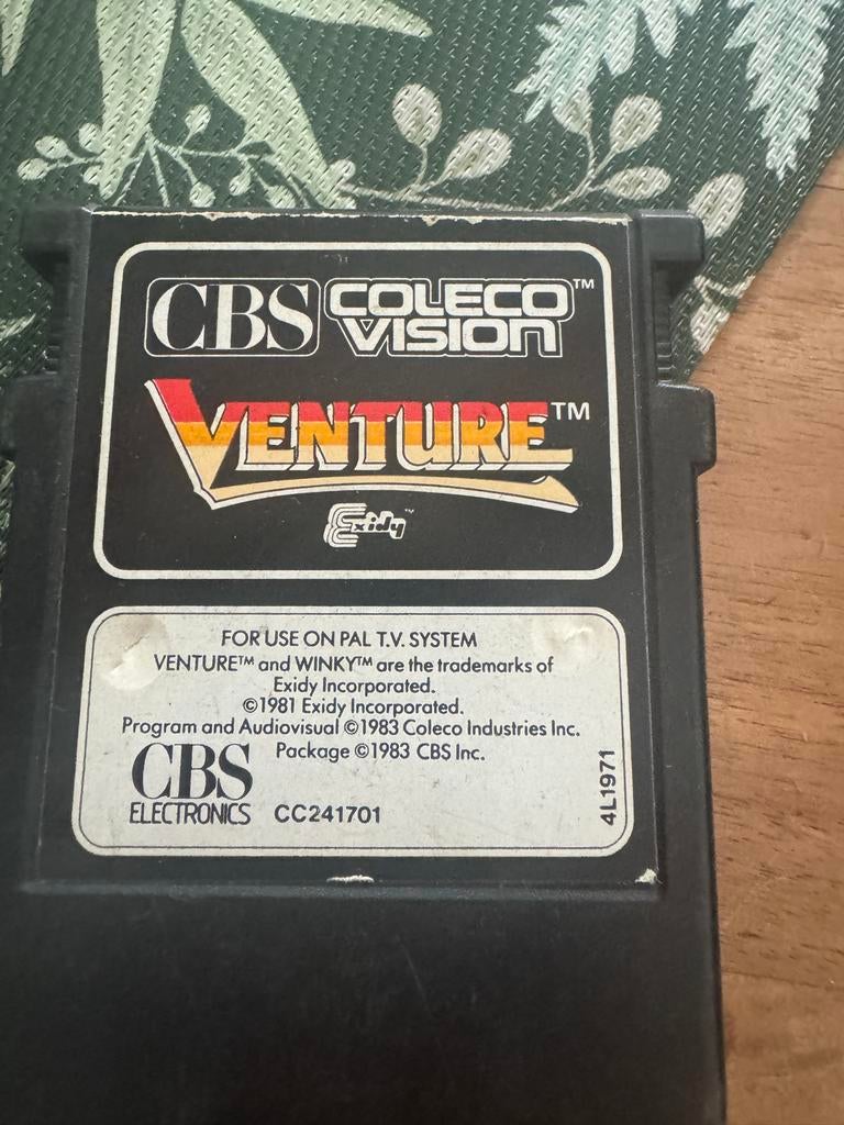 Venture CBS Colecovision - Klassieker!, Avontuur en Actie, 1 speler, Ophalen of Verzenden, Zo goed als nieuw