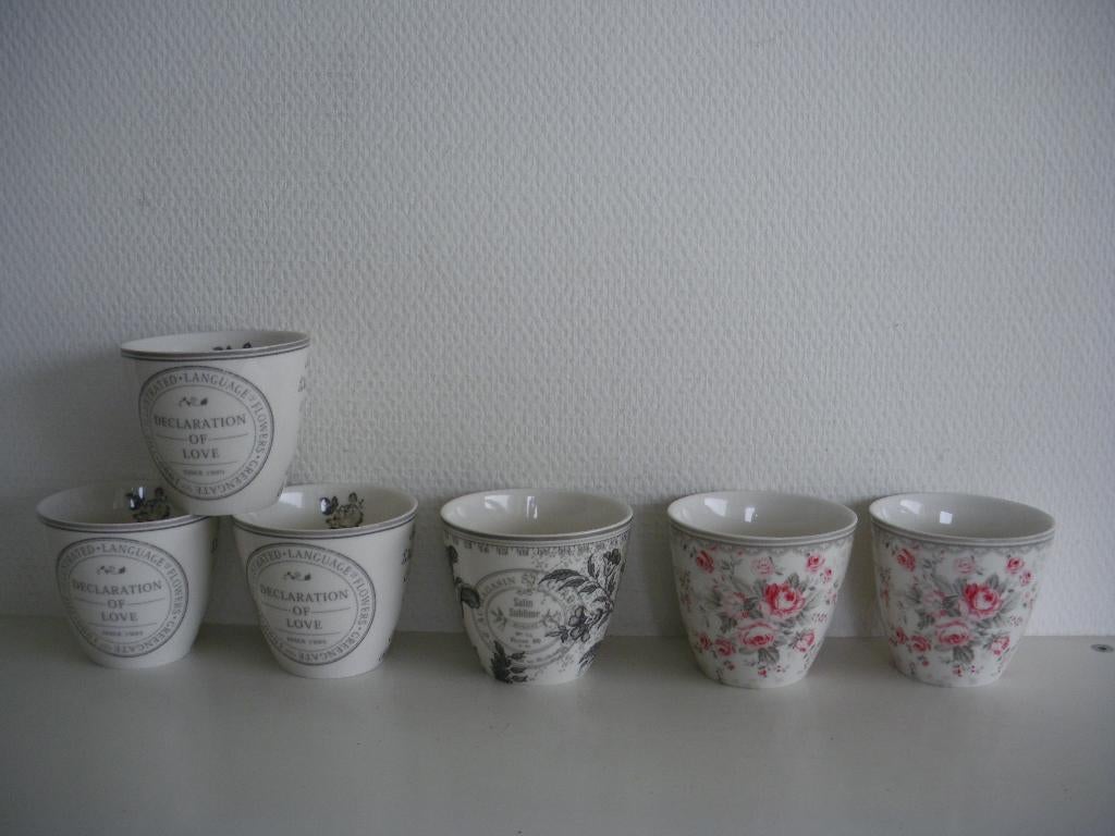 Green Gate LATTE bekers, Ophalen of Verzenden, Zo goed als nieuw, Bord(en), Wedgwood