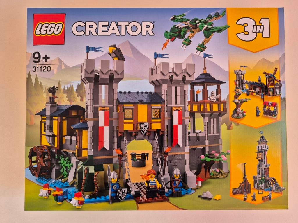 Lego Creator 3in1 Kasteel - Nieuw en geseald, Kinderen en Baby's, Speelgoed | Duplo en Lego, Ophalen of Verzenden, Nieuw