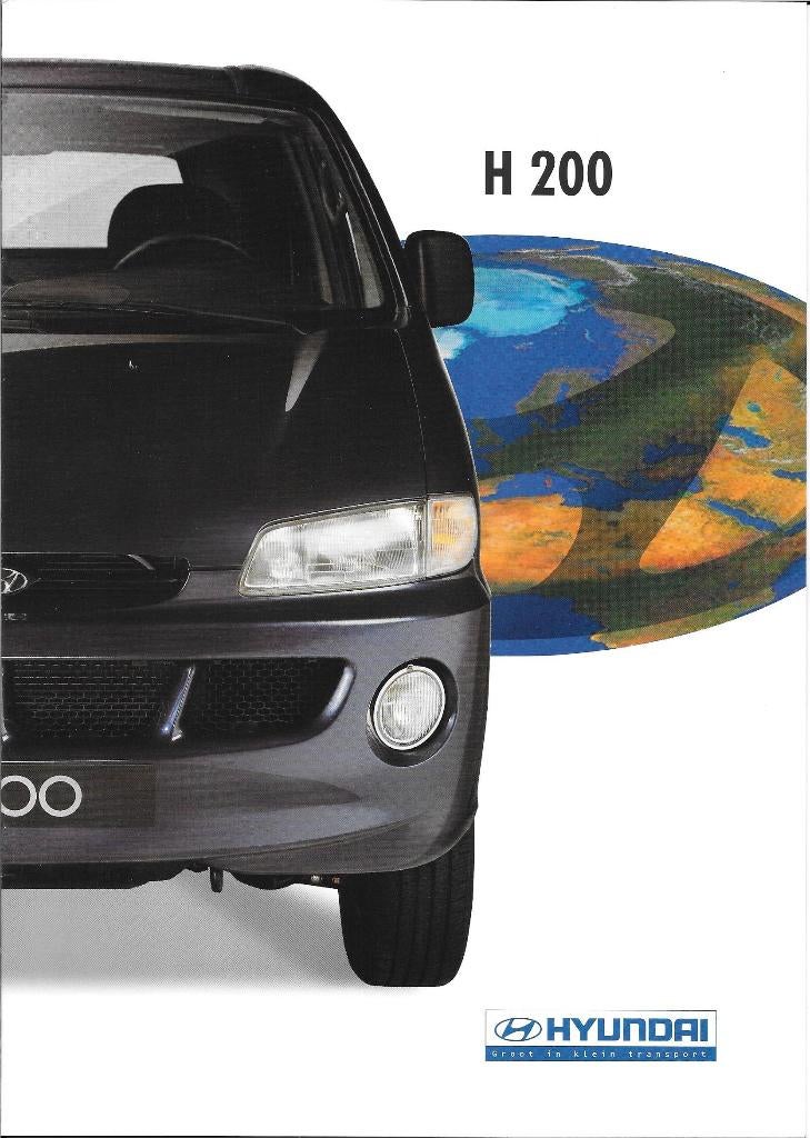 Folder Hyundai H200, mei 1997, Ophalen of Verzenden, Nieuw, Overige merken