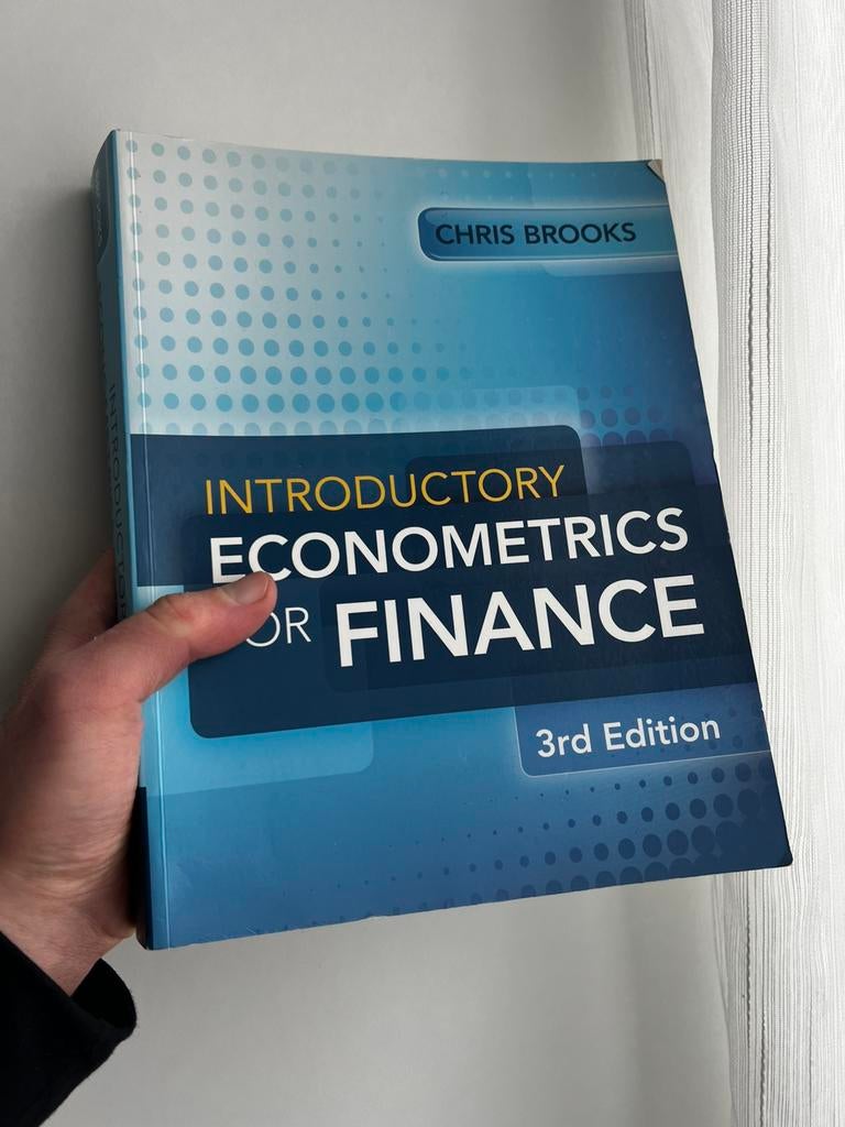 Introductory Econometrics for Finance 3rd / 3e, Boeken, Ophalen of Verzenden, Beta, WO
