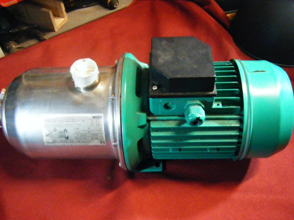 WATERPOMP-Wilo MHI-406-380V. -DRUKVERHOGENDE. 10 bar/, Tuin en Terras, Waterpompen, Ophalen, Gebruikt, Elektrisch, Overige typen