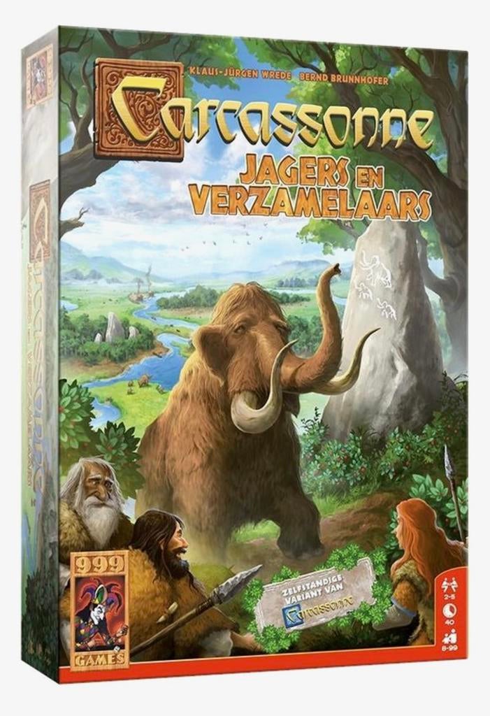 Spel: Carcasonne Jagers & Verzamelaars (nieuw in plastic!), Ophalen of Verzenden, Zo goed als nieuw