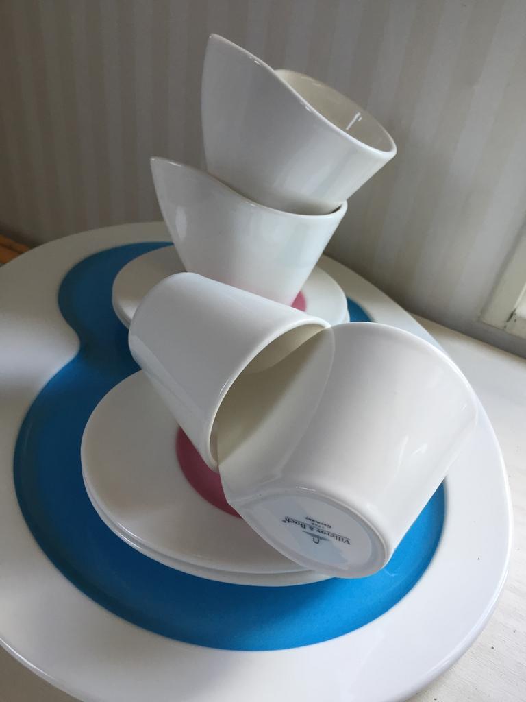 Villeroy en boch koffie servies, Ophalen, Zo goed als nieuw, Overige stijlen, Kop(pen) en/of Schotel(s)