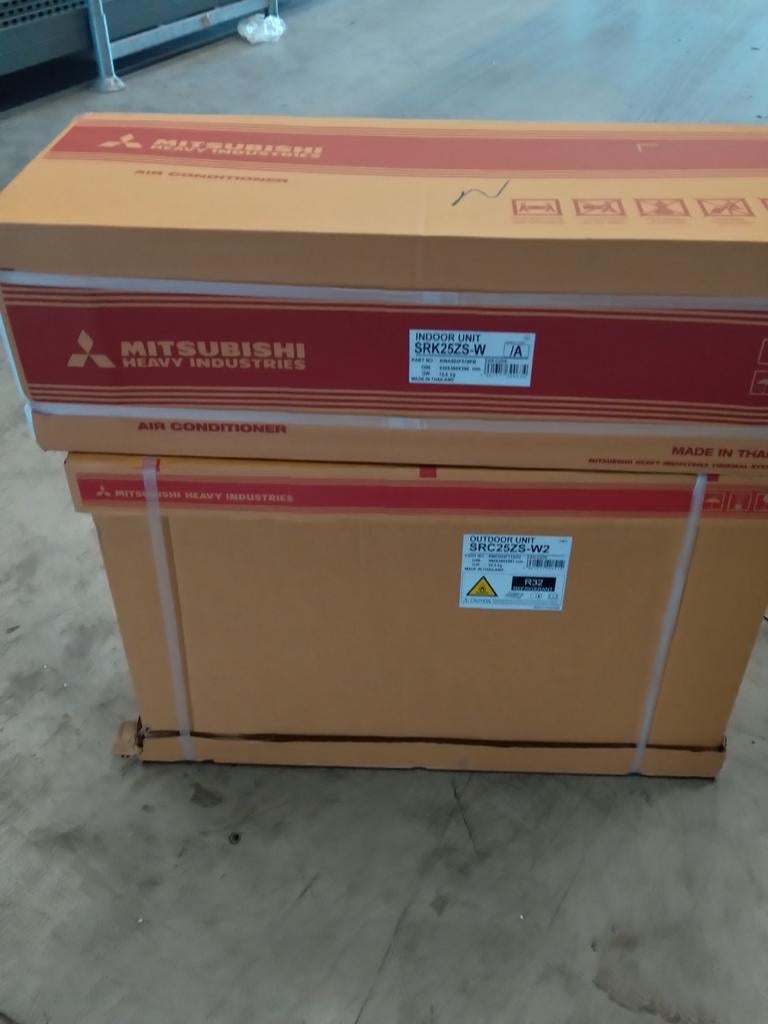 warmtepoomp Mitsubishi heavy industries srk-src25zs-w airco, Ophalen of Verzenden, Nieuw