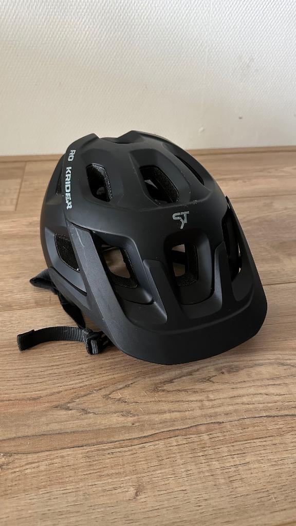 Rockrider fietshelm zwart - Maat L - 59-62 cm, Ophalen of Verzenden, Zo goed als nieuw, Rockrider, L