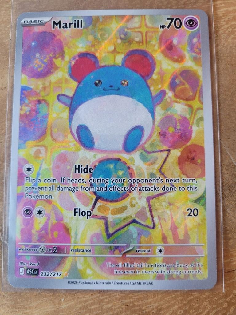 Marill 232 Ascended Heroes pokemon, Ophalen of Verzenden, Zo goed als nieuw