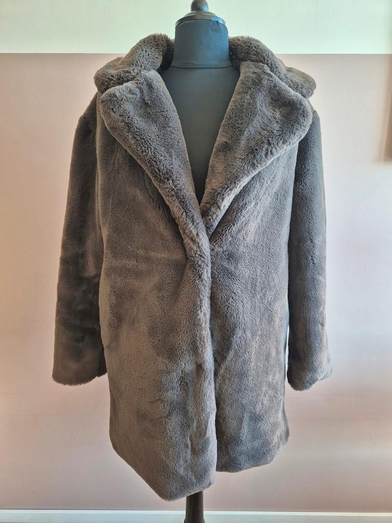 Carnavals bontjas effen Groen, maat S, Jas thema Groen, Kleding | Dames, Jassen | Winter, Gedragen, Maat 36 (S), Groen, Ophalen of Verzenden
