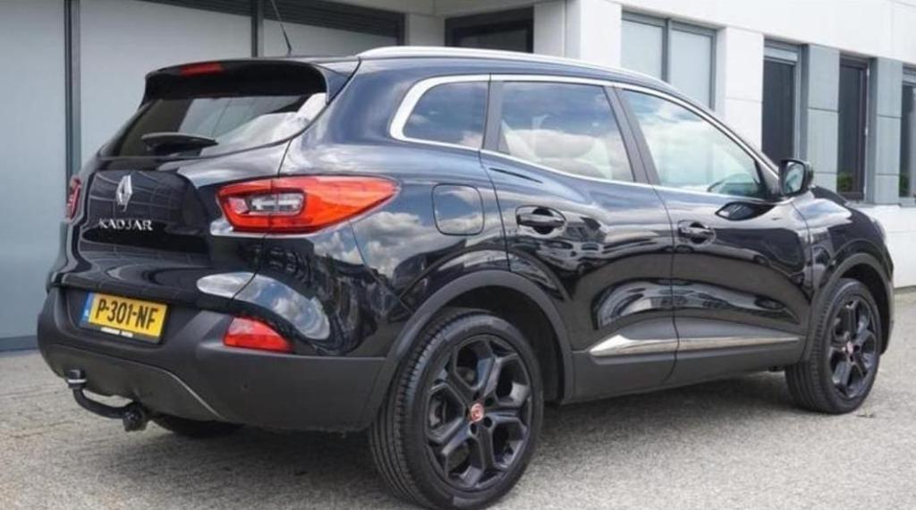 Renault Kadjar 1.2 TCe 131PK | Automaat | Airco |Leer | 19”, Automaat, Kadjar, Zwart, 4 cilinders