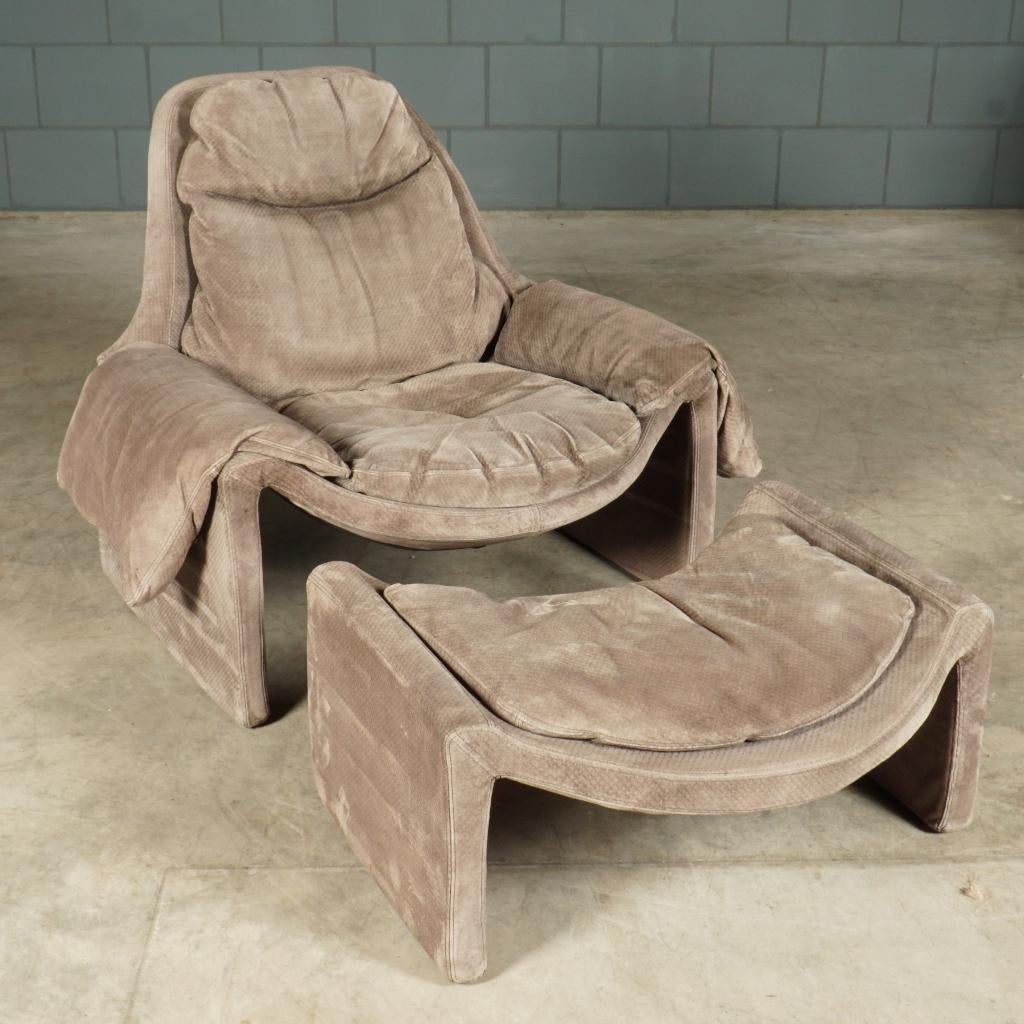 Proposals P60 fauteuil - hocker -Vittorio Introini–Saporiti, Huis en Inrichting, Fauteuils, Minder dan 50 cm, Gebruikt, Vintage