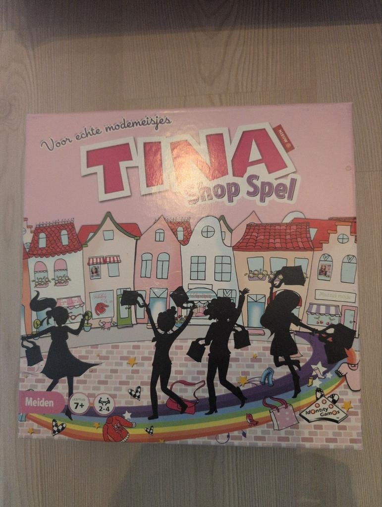 Tina Shop Spel - Voor echte modemeesjes!, Hobby en Vrije tijd, Gezelschapsspellen | Bordspellen, Identity Games, Ophalen of Verzenden