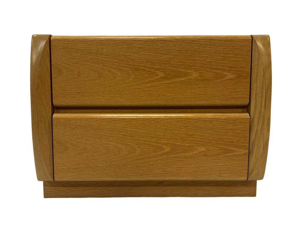 2 Vintage Nachtkastjes Moser Design jaren 80, Huis en Inrichting, Slaapkamer | Nachtkastjes, Ophalen, Gebruikt, Hout
