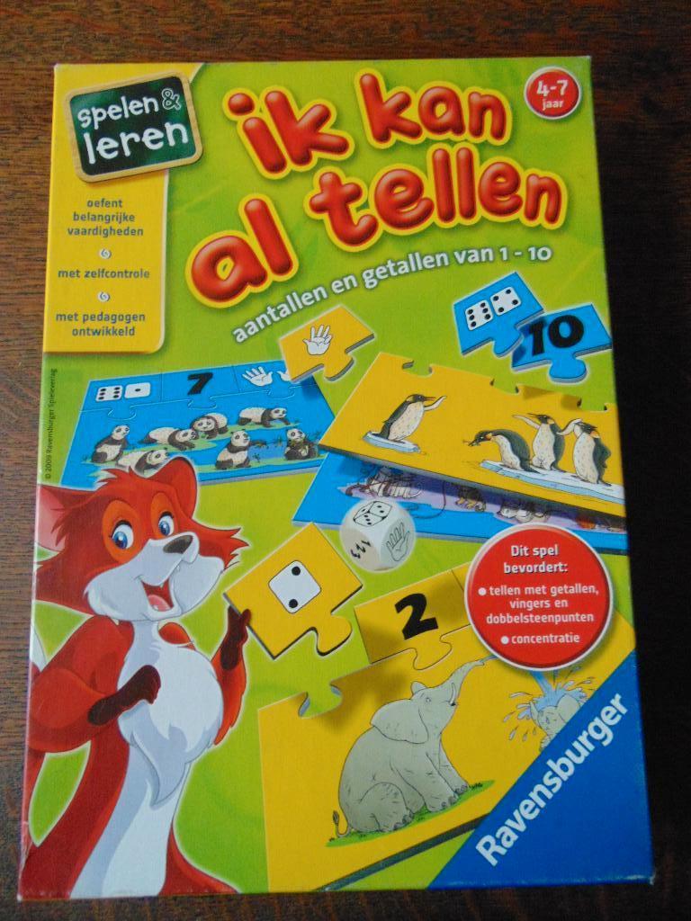Ik Kan al Tellen Spel van Ravensburger, Ophalen of Verzenden, Zo goed als nieuw, Puzzelen