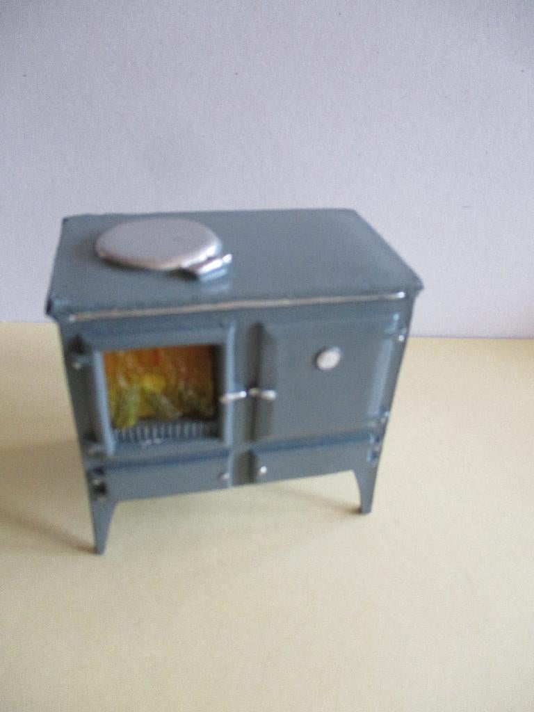poppenhuis kachel/fornuis kan een lampje in, Verzamelen, Poppenhuizen en Toebehoren, Ophalen of Verzenden, Zo goed als nieuw, Decoratie