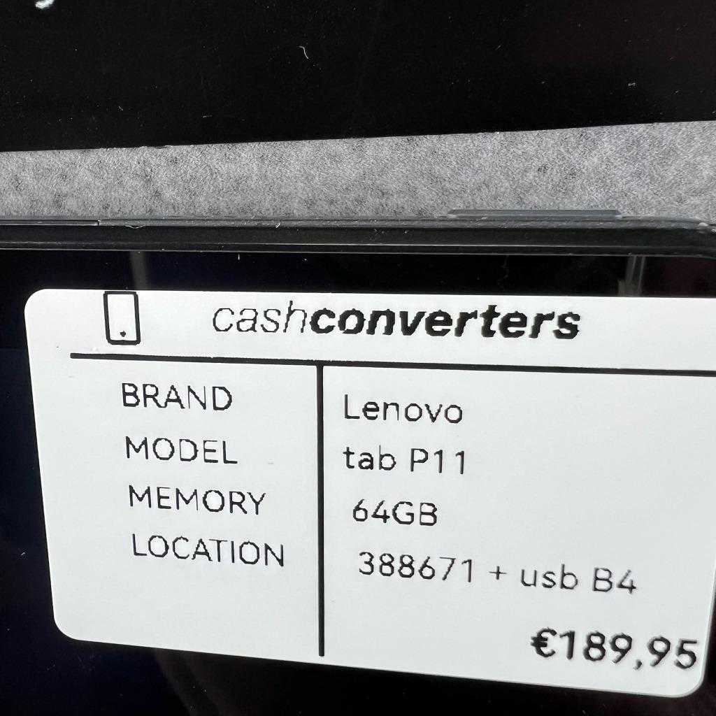 Lenovo Tab P11 | 64GB | 10 inch tablet | USB | SALE| 388671, Computers en Software, Android Tablets, 10 inch, Gebruikt, Ophalen of Verzenden