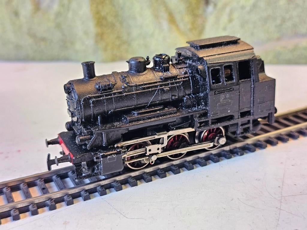 Modeltrein Ho Marklin BR-89 stoomlokje getest is ok, Wisselstroom, Gebruikt, Locomotief, Ophalen of Verzenden