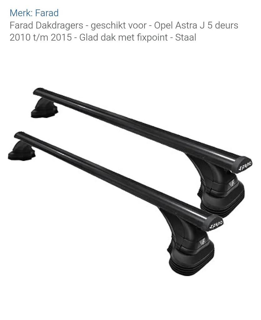 Gezocht, dakdragers tbv Opel Astra J 2010, Ophalen of Verzenden