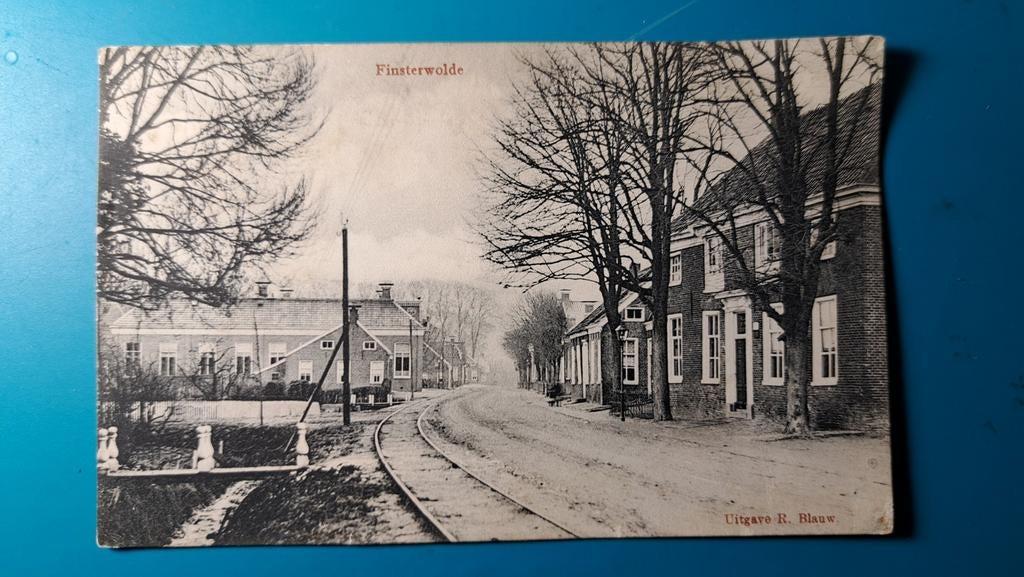 Finsterwolde tramrails, Ophalen of Verzenden, Voor 1920, Ongelopen, Groningen