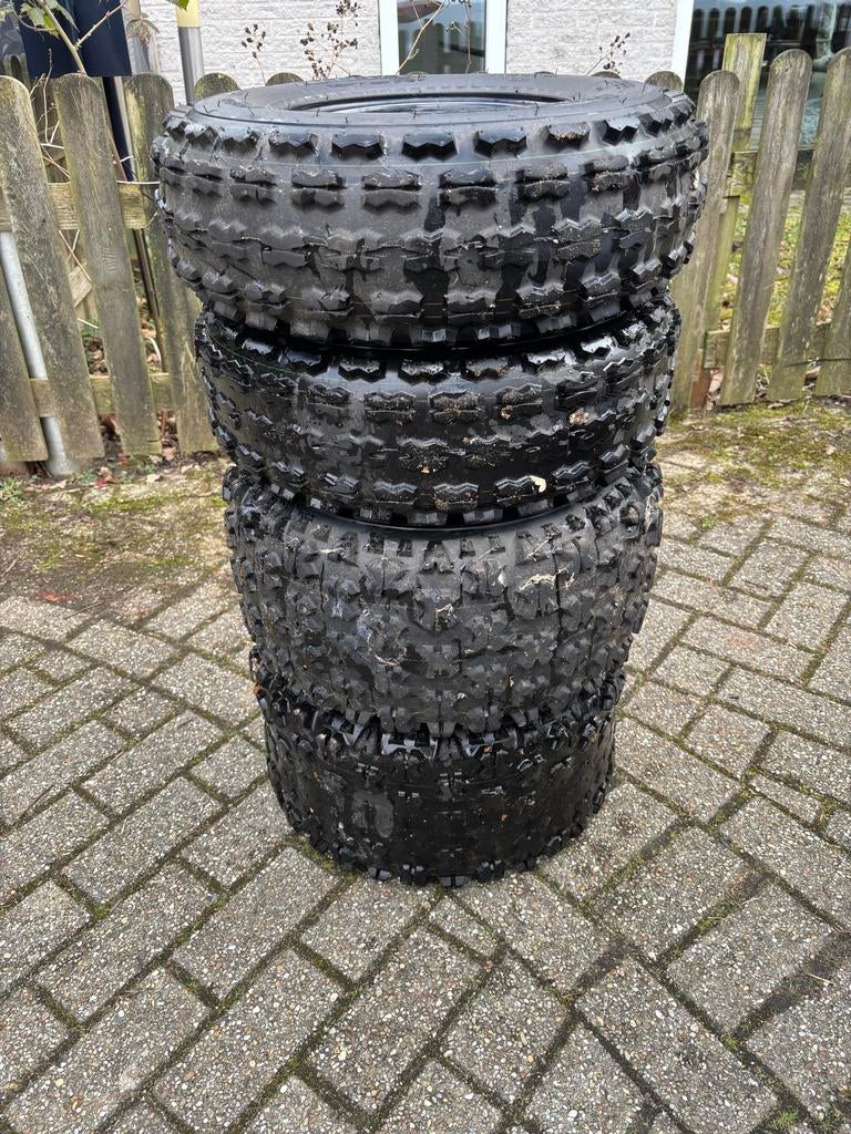 Crossbanden met velgen, Motoren, Onderdelen | Merk-onafhankelijk, Ophalen, Gebruikt