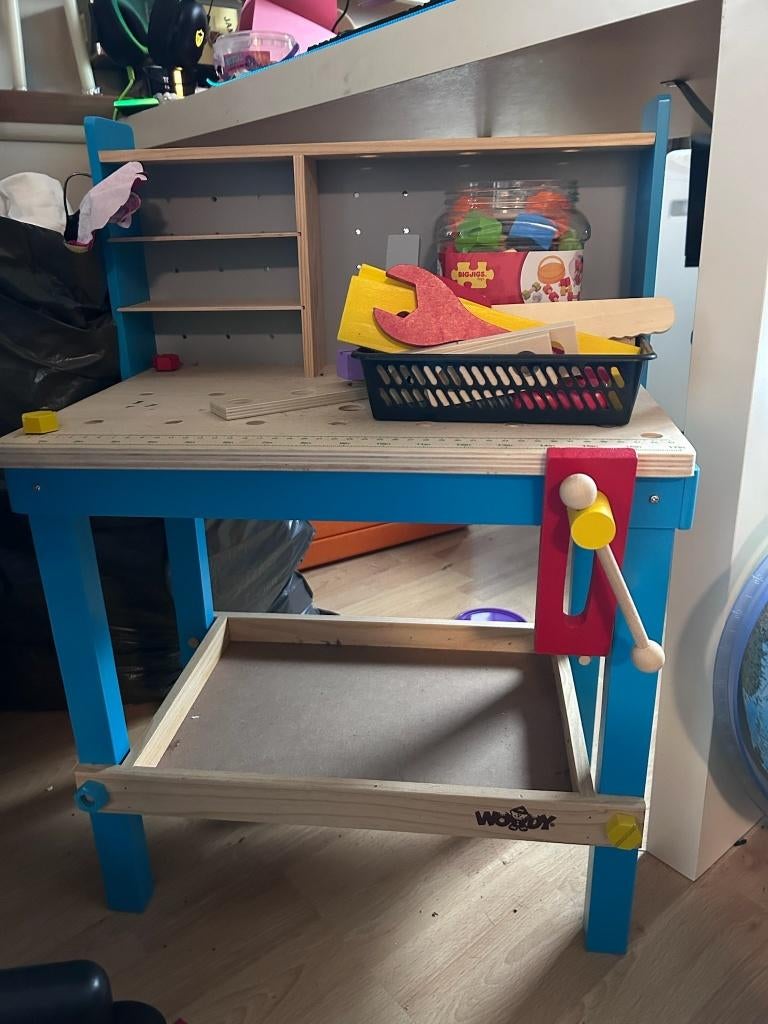 Houten timmer werkbankje, Ophalen, Gebruikt, Overige typen