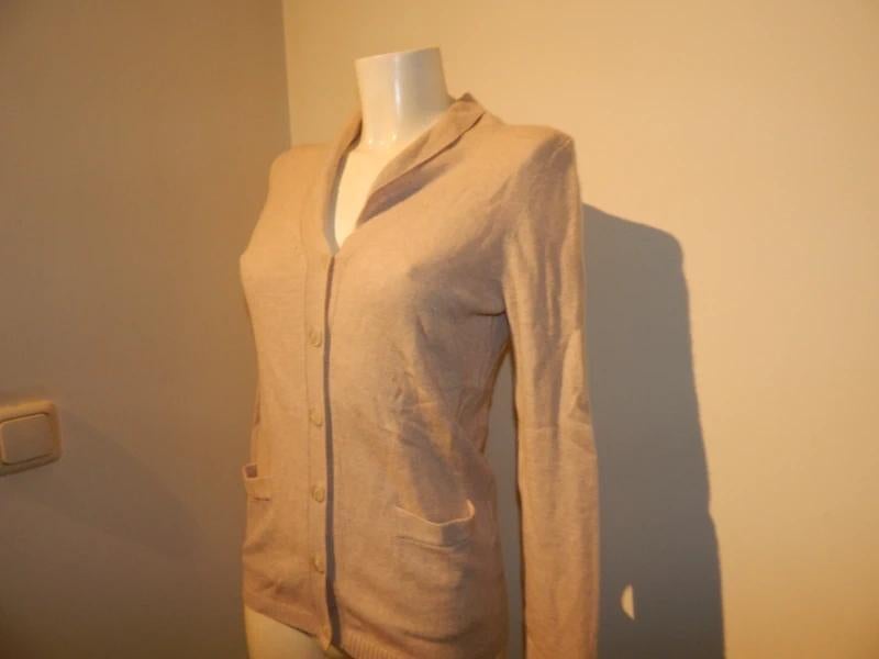 Royal Cashmere heerlijk zacht vest 100% cashmere 36/38, Beige, Ophalen of Verzenden, Zo goed als nieuw, Maat 36 (S)
