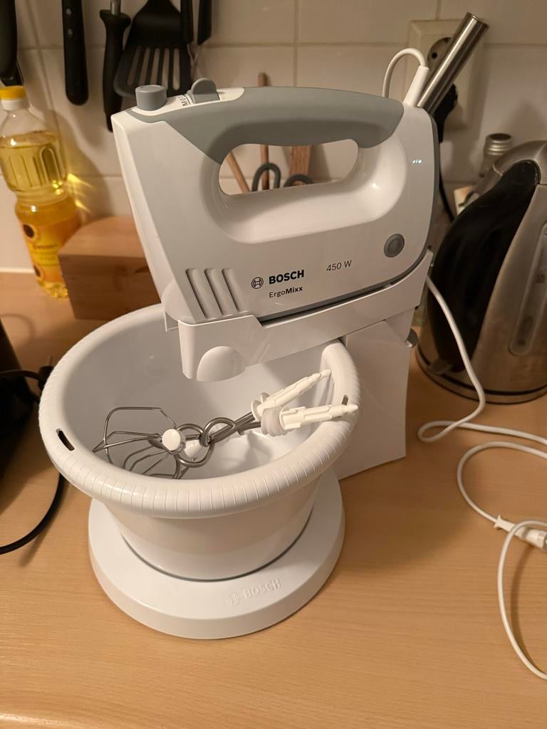 Bosch ErgoMixx Keukenmachine met Kom - Zo goed als nieuw!, Witgoed en Apparatuur, Keukenmixers, Zo goed als nieuw, 2 tot 3 liter