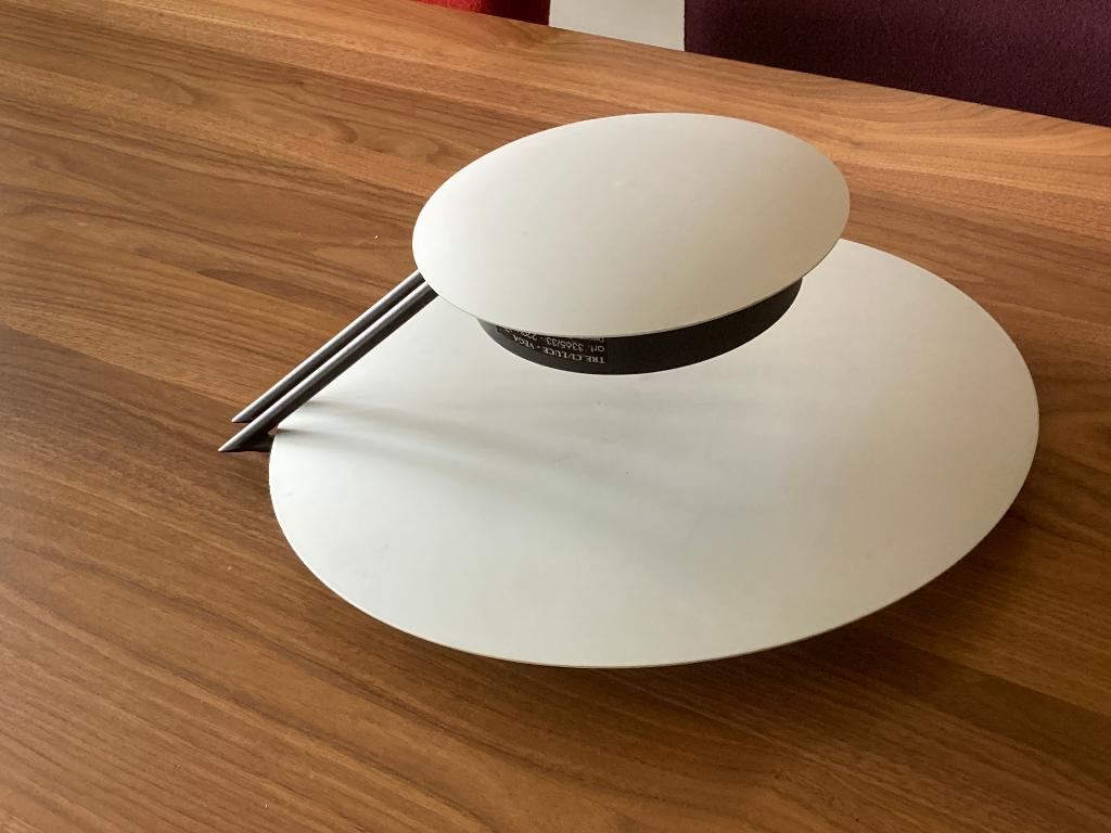 Design plafondlamp Tre Ci Luce, Ophalen, Zo goed als nieuw, Metaal, Design