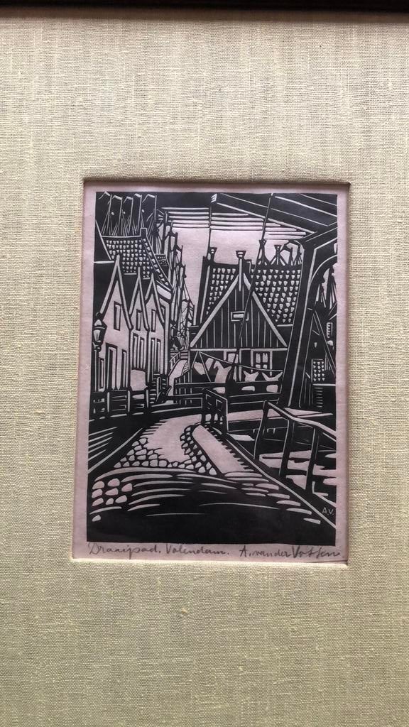 Andre van der Vossen (1893-1963), Antiek en Kunst, Kunst | Etsen en Gravures, Ophalen of Verzenden