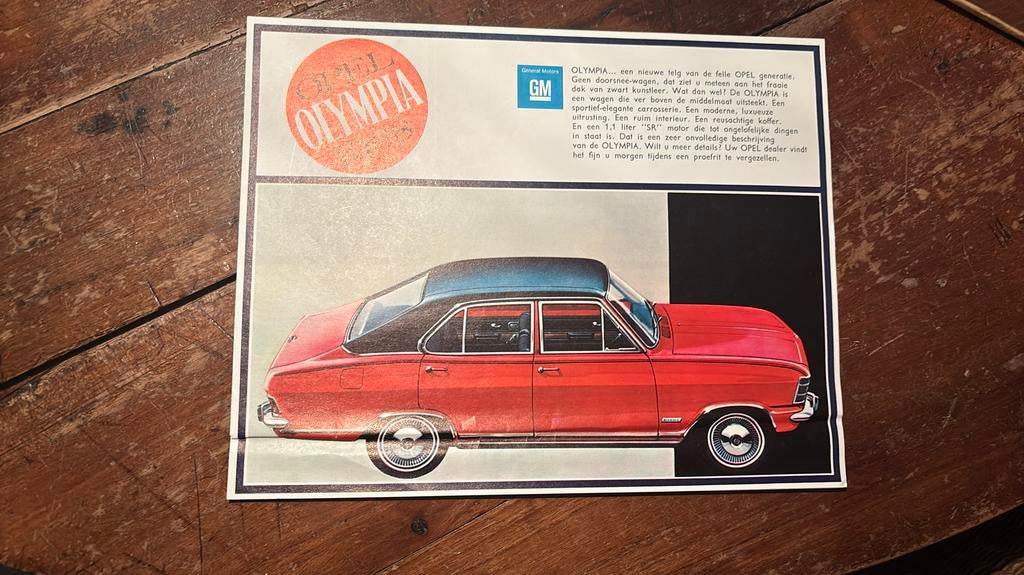 Opel Olympia 1968, Ophalen of Verzenden, Opel