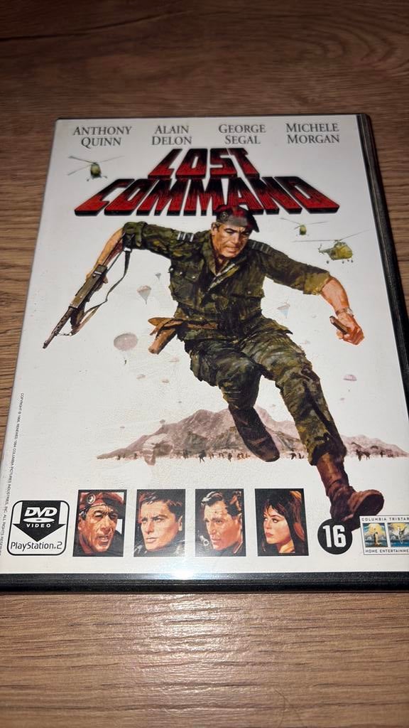 Lost Command uit 1966 met Anthony Quinn en Alain Delon., Vanaf 16 jaar, 1980 tot heden, Ophalen of Verzenden, Zo goed als nieuw