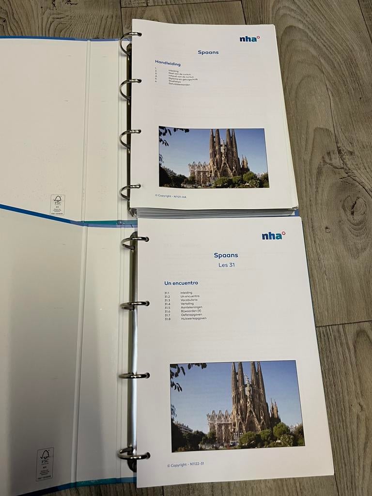 NHA cursus spaans voor beginners en gevorderden, Ophalen of Verzenden, Zo goed als nieuw, Boek, Taal en Studie