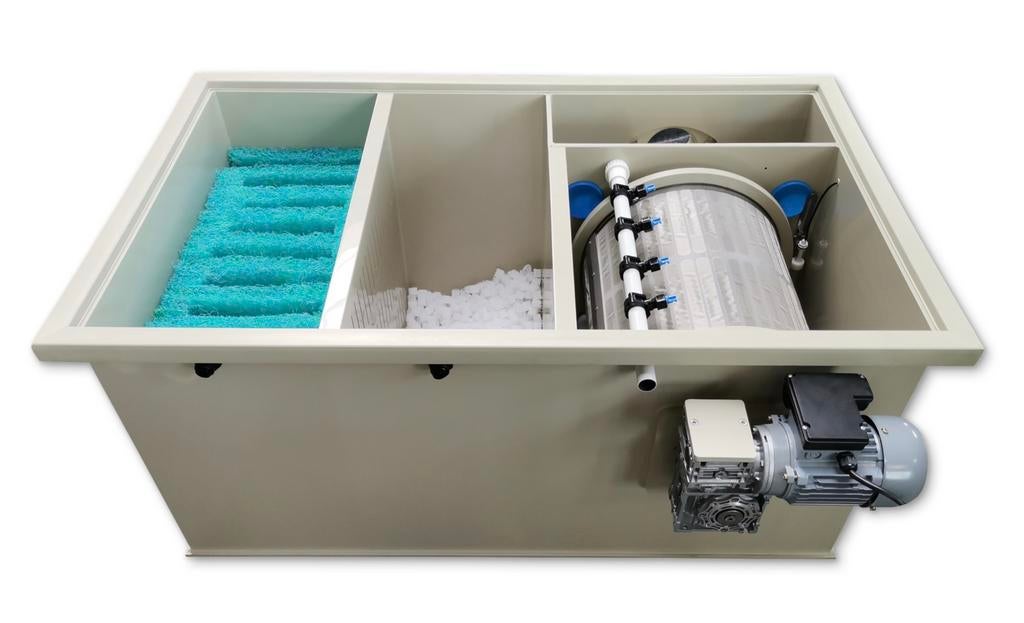 Combi trommelfilter incl japanse mattenkamer en bewegendbed, Tuin en Terras, 5384sg, Heeschkoi, Nieuw, Ophalen of Verzenden