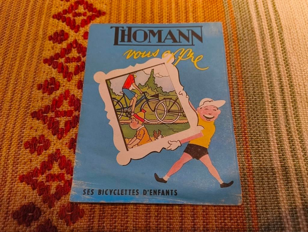 Thomann fietsenfolder 1955, Ophalen of Verzenden
