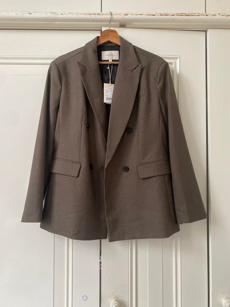 Blazer van Costes. Maat S. Valt oversized., Ophalen of Verzenden, Zo goed als nieuw, Bruin