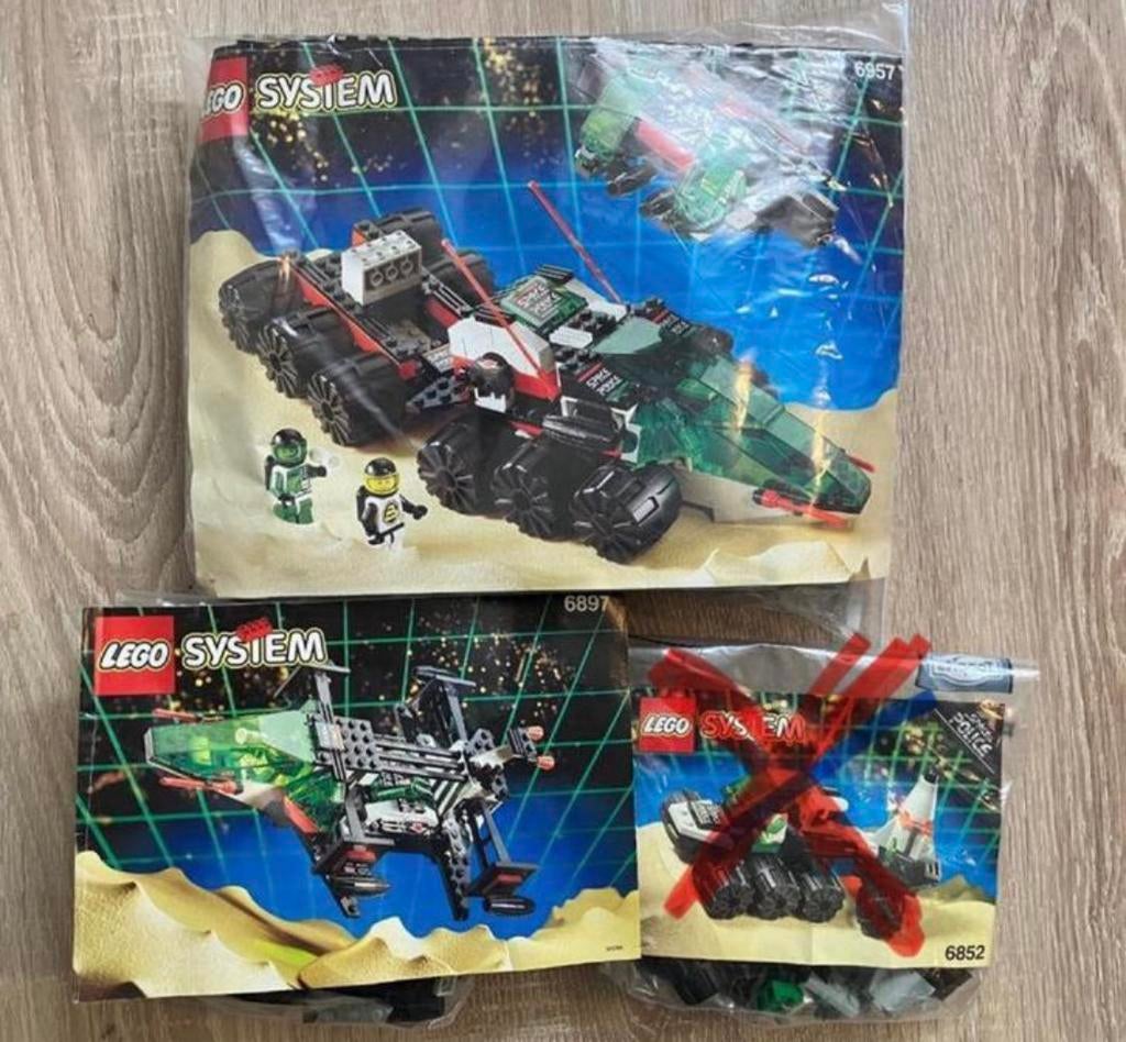 Lego Space Police 6957 en 6897, Kinderen en Baby's, Speelgoed | Duplo en Lego, Ophalen, Gebruikt, Complete set, Lego