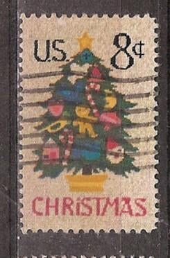 USA, Kerstmis, nr. 2, 1973., Ophalen of Verzenden, Gestempeld, Noord-Amerika